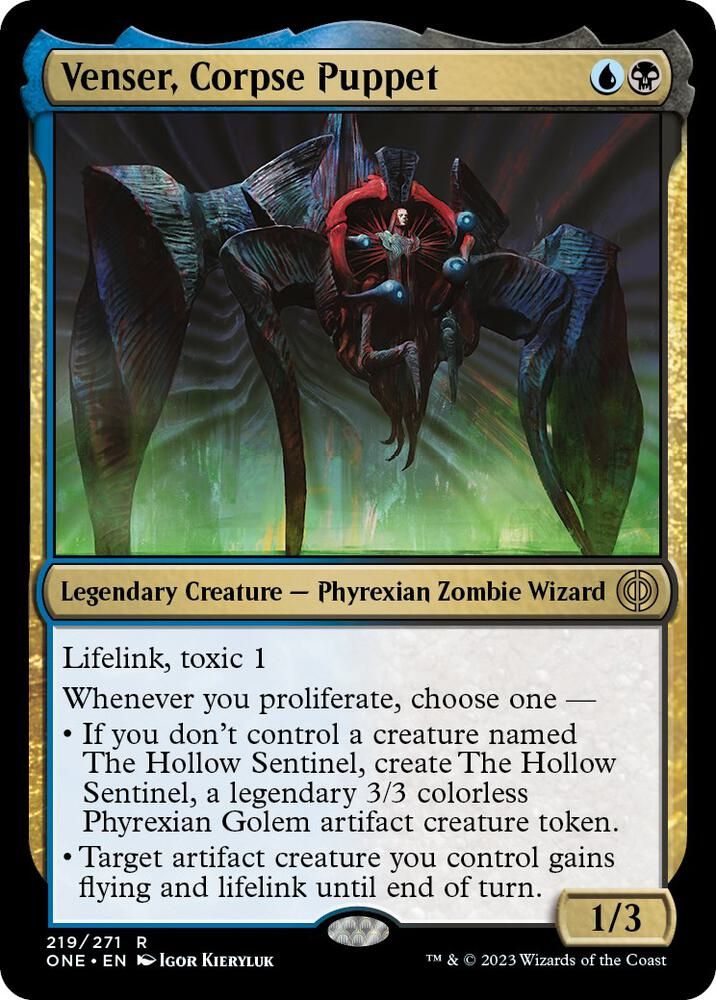 Venser, Corpse Puppet - Phyrexia: All Will Be One (ONE)