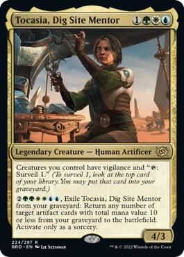 Tocasia, Dig Site Mentor - The Brothers' War (BRO) The Brothers' War