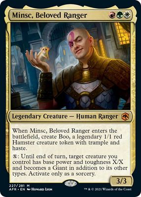 Minsc, Beloved Ranger - Adventures in the Forgotten Realms (AFR)