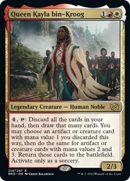 Queen Kayla bin-Kroog - The Brothers' War (BRO)