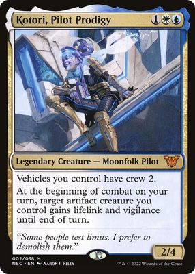 Kotori, Pilot Prodigy - Commander: Kamigawa: Neon Dynasty (NEC) Foil
