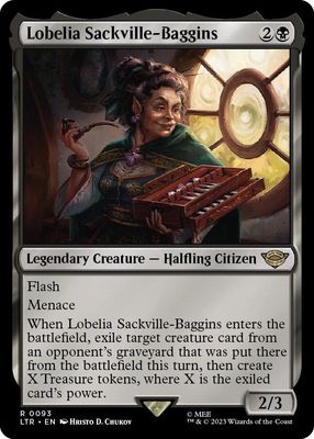Lobelia Sackville-Baggins - Universes Beyond: The Lord of the Rings: Tales of Middle-earth (LTR) Foil
