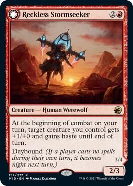 Reckless Stormseeker - Innistrad: Midnight Hunt (MID) Foil