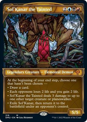 Sol'Kanar the Tainted (Showcase) - Dominaria United (DMU) Foil
