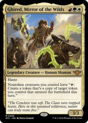Ghired, Mirror of the Wilds - Outlaws of Thunder Junction (OTJ) Outlaws of Thunder Junction Foil