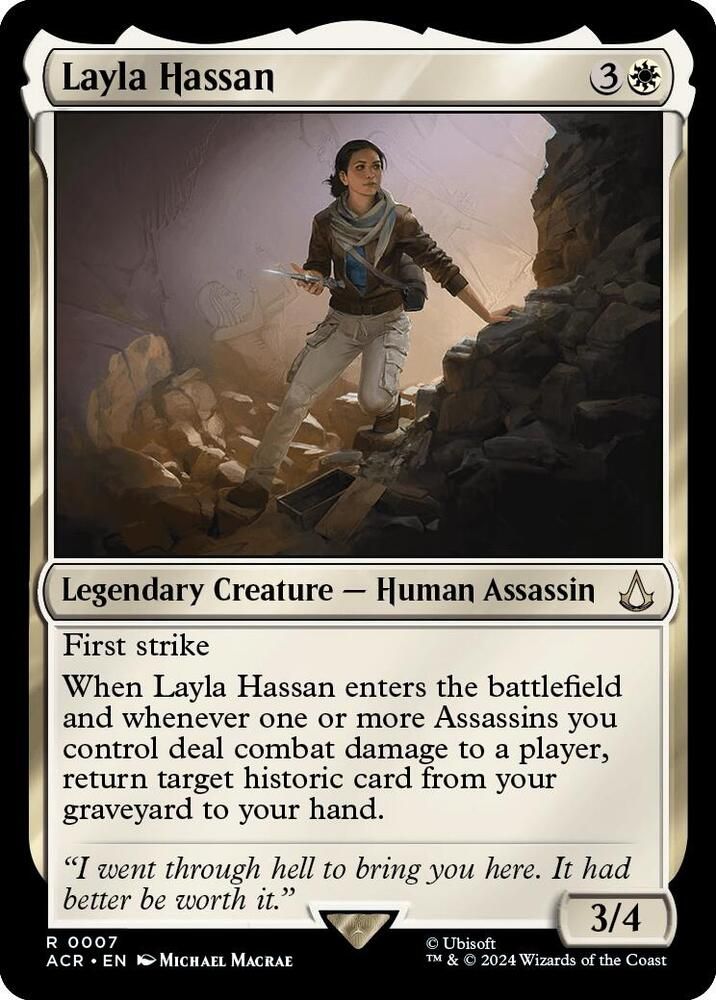 Layla Hassan - Universes Beyond: Assassin's Creed (ACR) Foil