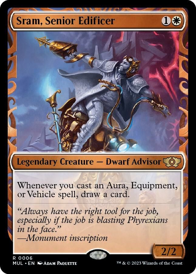 Sram, Senior Edificer - March of the Machine: Multiverse Legends (MUL) Foil