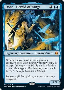 Donal, Herald of Wings - Commander: Innistrad: Crimson Vow (VOC) Commander: Innistrad: Crimson Vow