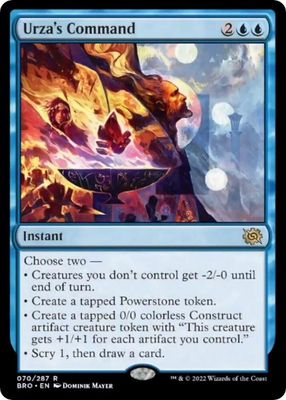 Urza's Command - The Brothers' War (BRO) The Brothers' War