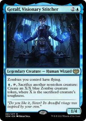 Geralf, Visionary Stitcher - Innistrad: Crimson Vow (VOW) Innistrad: Crimson Vow