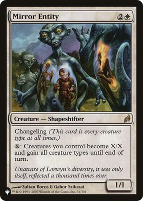 Mirror Entity (LRW) - The List Reprints (LIST) The List Reprints