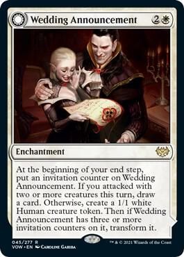 Wedding Announcement - Innistrad: Crimson Vow (VOW) Innistrad: Crimson Vow