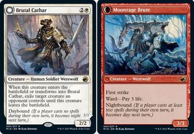 Brutal Cathar | Moonrage Brute 007/277 Innistrad: Midnight Hunt Singles