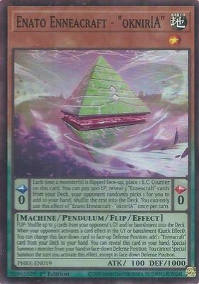 Enato Enneacraft - "oknirIA" (Super Rare) - Phantom Revenge (PHRE) Phantom Revenge