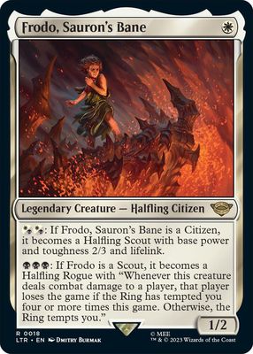 Frodo, Sauron's Bane - Universes Beyond: The Lord of the Rings: Tales of Middle-earth (LTR)