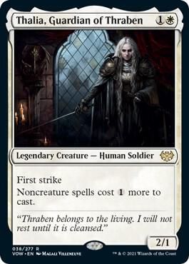 Thalia, Guardian of Thraben - Innistrad: Crimson Vow (VOW) Innistrad: Crimson Vow
