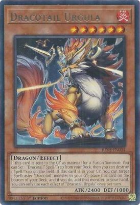 Dracotail Urgula - JUSH-EN004 - Rare 1st Edition Justice Hunters 1st Edition Singles