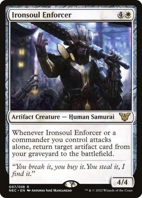 Ironsoul Enforcer - Commander: Kamigawa: Neon Dynasty (NEC) Commander: Kamigawa: Neon Dynasty