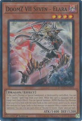 DoomZ VII Seven - Elara - Doom of Dimensions (DOOD) Doom of Dimensions Super Rare *Espanol*