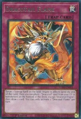 Dracotail Flame - JUSH-EN011 - Rare 1st Edition Justice Hunters 1st Edition Singles