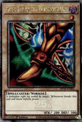 SJ Right Leg of the Forbidden One (Quarter Century Secret Rare) - 25th Anniversary Tin: Dueling Mirrors (MP24) 25th Anniversary Tin: Dueling Mirrors *Espanol*