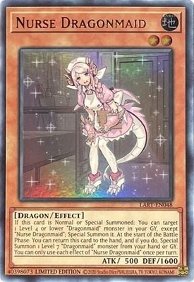 Nurse Dragonmaid - The Lost Art Promotion (LART) The Lost Art Promotion Ultra Rare *Espanol*