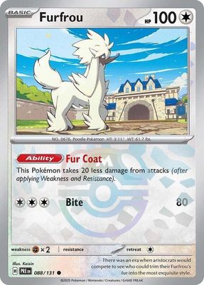 Furfrou (Master Ball Pattern) - SV: Prismatic Evolutions (PRE) SV: Prismatic Evolutions