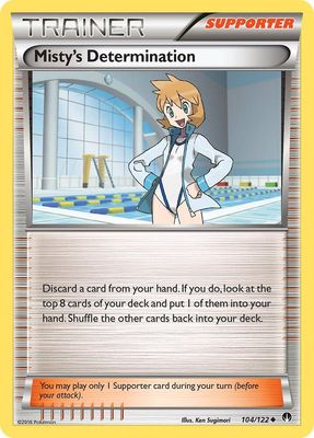 Misty's Determination - XY - BREAKpoint (BKP) XY - BREAKpoint Reverse Foil