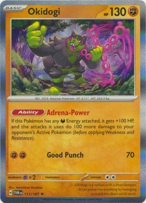 Okidogi - 111/167 - Holo Rare Scarlet and Violet: Twilight Masquerade Singles *Espanol*