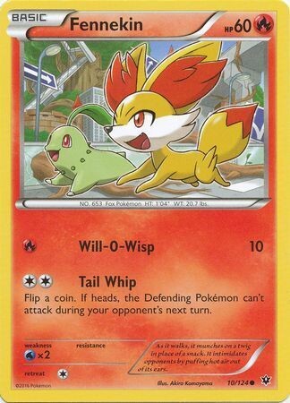 Fennekin - 10/124 - Common XY: Fates Collide Singles
