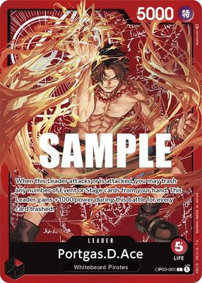 SJF Portgas.D.Ace (Special Goods Set -Ace/Sabo/Luffy-) - One Piece Promotion Cards (OP-PR)