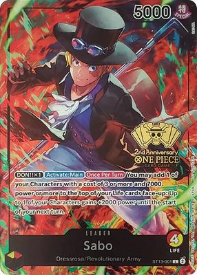 SJF Sabo (2nd Anniversary Tournament) - One Piece Promotion Cards (OP-PR) One Piece Promotion Cards