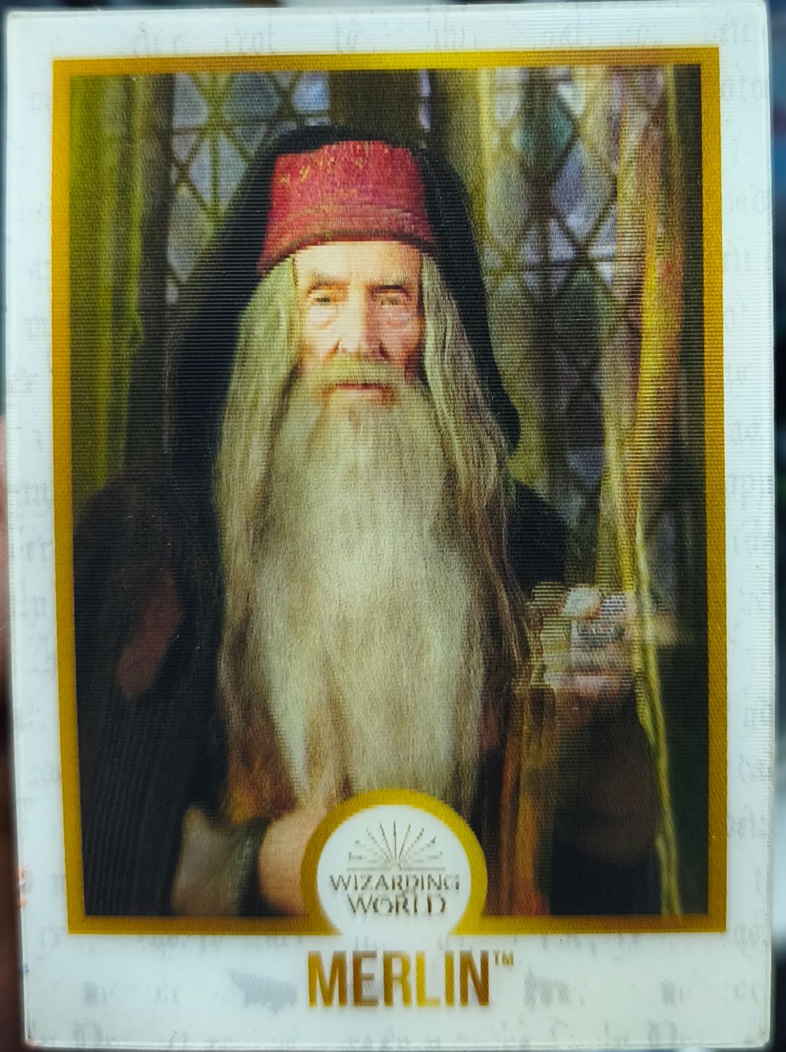 SJ Merlin Harry Potter Trading Card