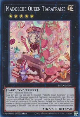 Madolche Queen Tiarafraise - The Infinite Forbidden (INFO) The Infinite Forbidden Super Rare *Espanol*