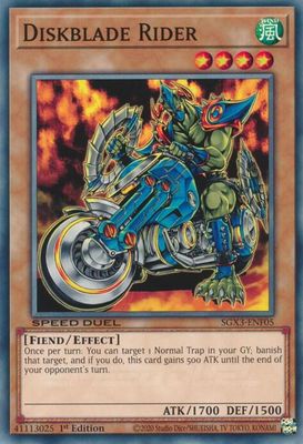 Diskblade Rider - Speed Duel GX: Duelists of Shadows (SGX3)