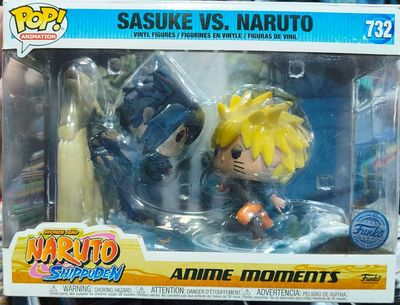 SH1 Sasuke vs Naruto Figura Funko Pop 723 Anime Moments Naruto Shippuden