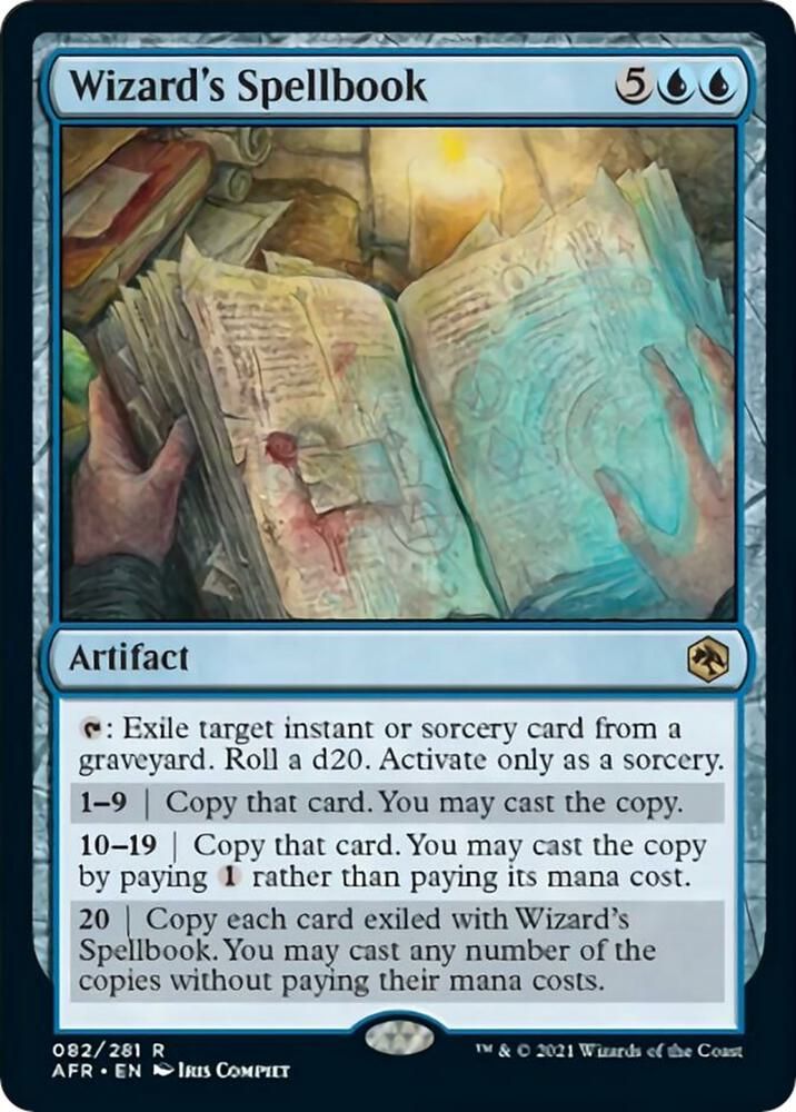 Wizard's Spellbook - Adventures in the Forgotten Realms (AFR) Adventures in the Forgotten Realms
