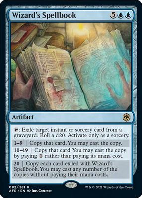 Wizard's Spellbook - Adventures in the Forgotten Realms (AFR) Adventures in the Forgotten Realms
