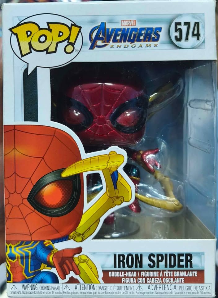 SJ2 Iron Spider Figura Funko Pop 574 Avengers