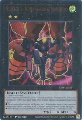 Number 2: Ninja Shadow Mosquito - 2025 Mega-Pack (MP25) Ultra Rare