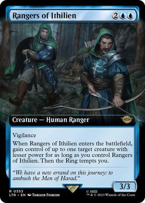 Rangers of Ithilien (Extended Art) - Universes Beyond: The Lord of the Rings: Tales of Middle-earth (LTR) Universes Beyond: The Lord of the Rings: Tales of Middle-earth