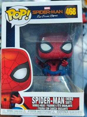 SH1 Spider Man Hero Suit Figura Funko Pop 468 Far From Home