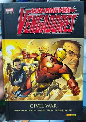 SH1 Los Nuevos Vengadores Civil War Comic Libro Tapa Dura Español Panini