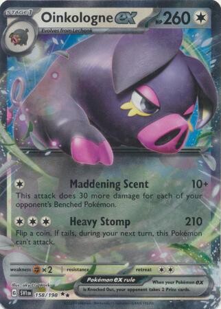 Oinkologne ex - 158/198 - Ultra Rare Scarlet &amp; Violet (Base Set) Singles