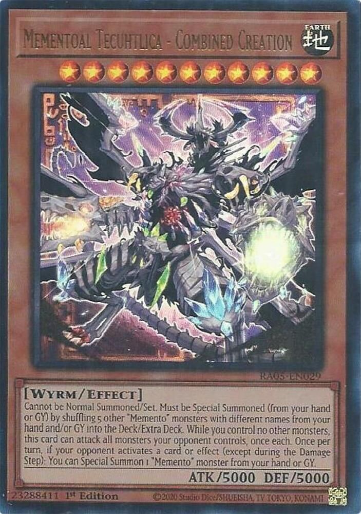 Mementoal Tecuhtlica - Combined Creation (Ultra Rare) - Rarity Collection 5 (RA05) Ultra Rare