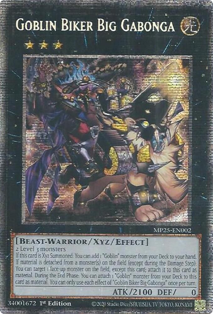 Goblin Biker Big Gabonga - 2025 Mega-Pack (MP25) 2025 Mega-Pack Secret Rare