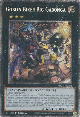 Goblin Biker Big Gabonga - 2025 Mega-Pack (MP25) 2025 Mega-Pack Secret Rare