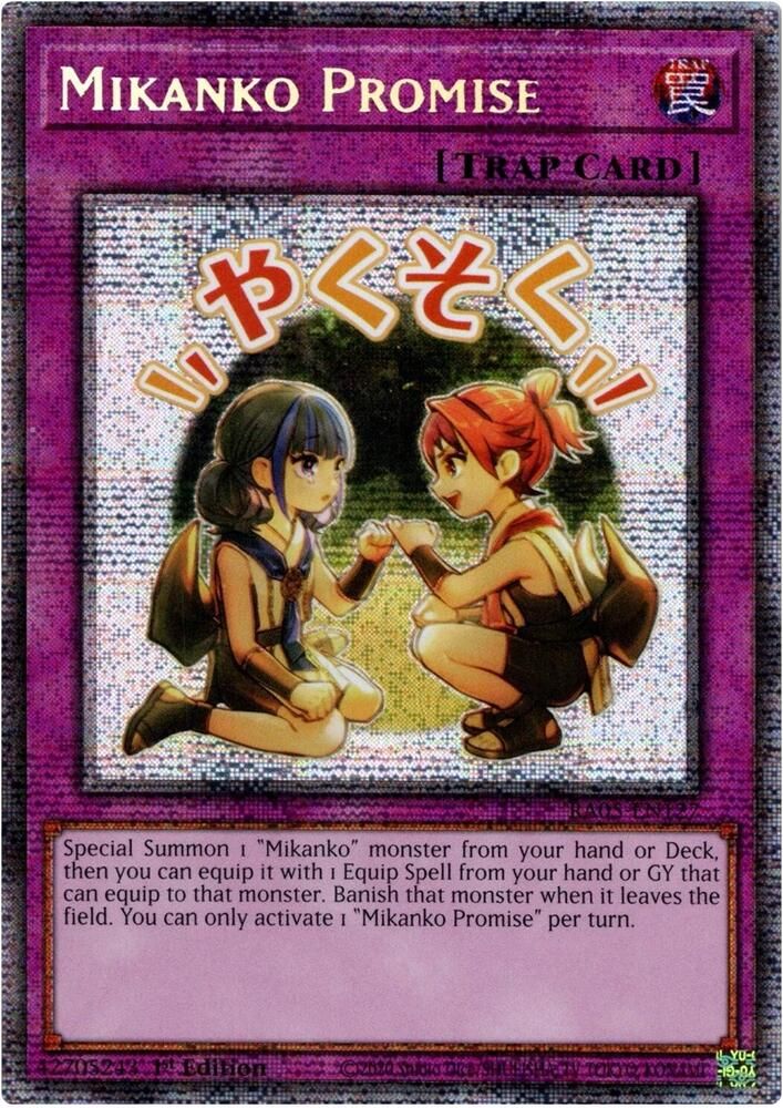 Mikanko Promise (Starlight Rare) - Rarity Collection 5 (RA05)