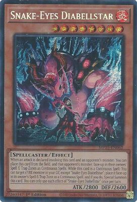 Snake-Eyes Diabellstar - 2025 Mega-Pack (MP25) 2025 Mega-Pack Secret Rare