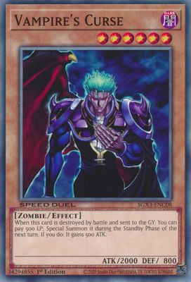 Vampire's Curse - Speed Duel GX: Duelists of Shadows (SGX3)